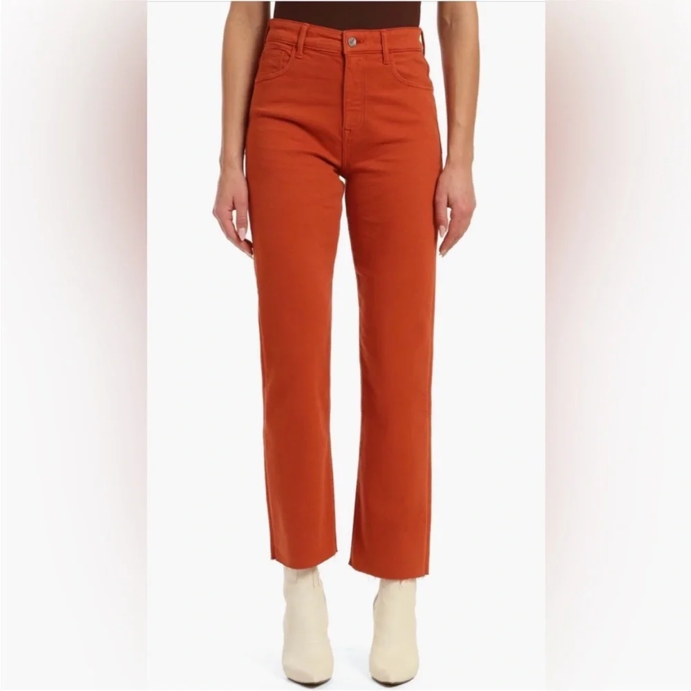 Mavi Women's Orange‎ Barcelona High Rise Wide Leg Jeans Size 25/29
